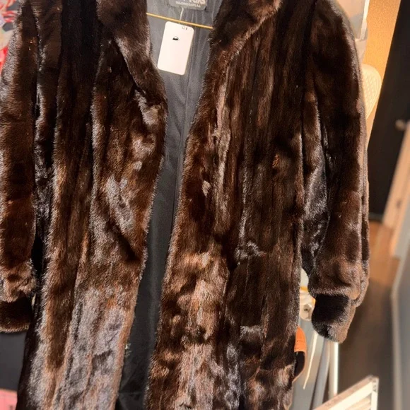 Vintage Brown Mink Fur Coat by Easton Furs